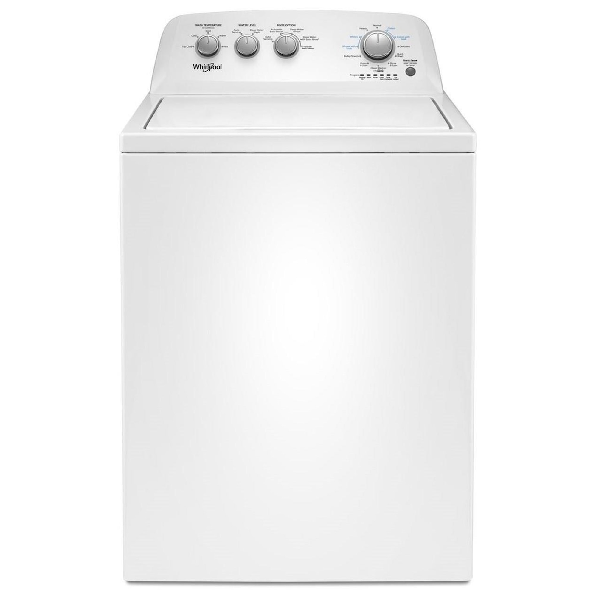 Whirlpool WTW4855HW 3.8 cu. ft. Top Load Washer with Soaking Cycles, 12 Cycles Furniture and